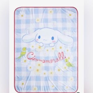 NWT* Cinnamoroll soft throw blanket, Sanrio, 45 inches x 60 inches